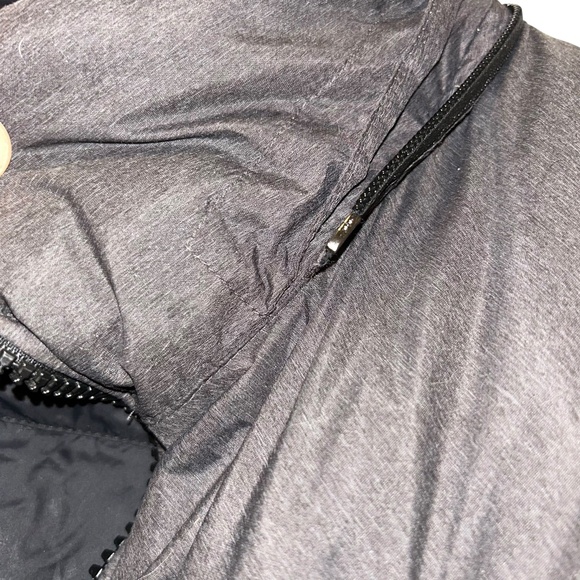 Ralph Lauren charcoal down puffer zip up jacket L - Picture 7 of 8